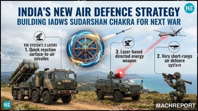 India’s New Air Defence Strategy: Building IADWS Sudarshan Chakra for Next War