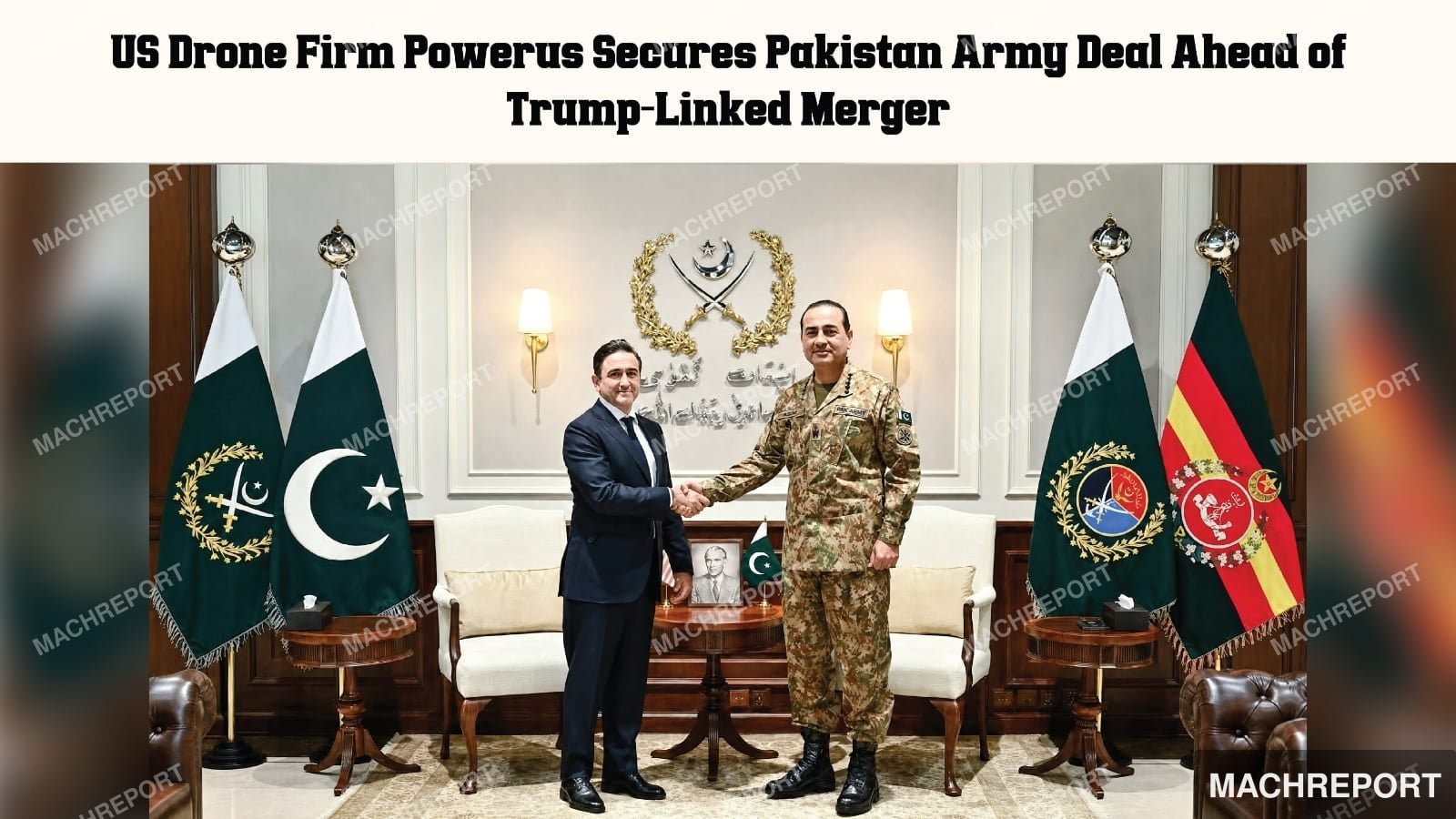 US Drone Firm Powerus Secures Pakistan Army Deal Ahead of Trump-Linked Merger