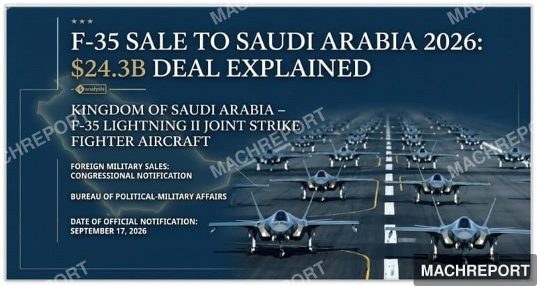 F-35 Sale to Saudi Arabia 2026: $24.3b Deal Explained