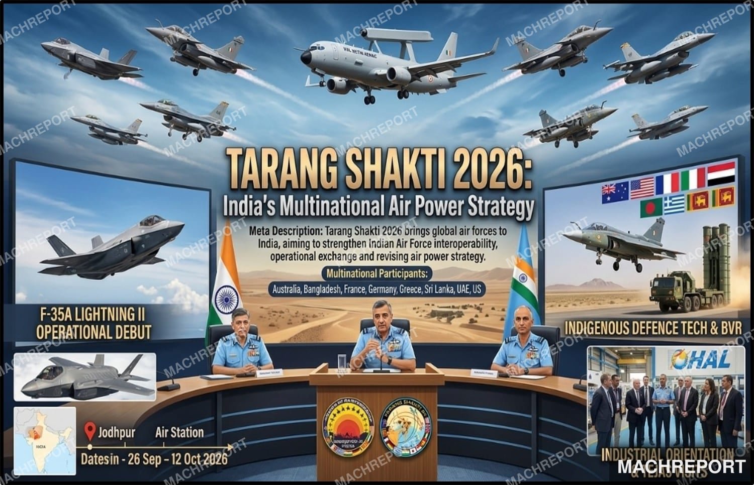 Tarang Shakti 2026: India’s Multinational Air Power Strategy